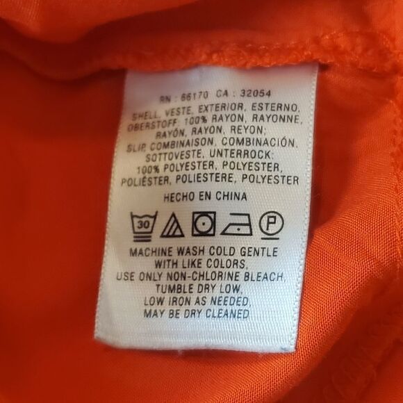 Maeve Anthropologie Red Orange Dress - Picture 6 of 6